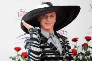 The fearless Johnny Weir.  If ever there was a HAHAT...